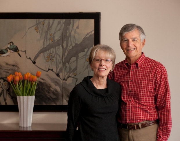 Judith and Leslie Denend, MBA '73, PhD '77